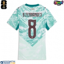 Ženski Nogometni dresi Portugalska Bruno Fernandes #8 Gostujoči SP 2026 Kratek Rokav